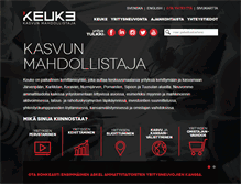 Tablet Screenshot of keuke.fi